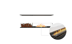 EcoSmart Flex Fireplace 50IL.BX1 Island Black