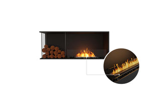 EcoSmart Flex Fireplace 50LC.BXL Left Corner Black