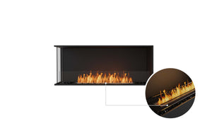 EcoSmart Flex Fireplace 50LC Left Corner Black