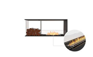 EcoSmart Flex Fireplace 50PN.BXL Peninsula Black