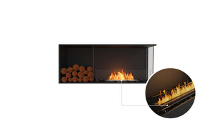 EcoSmart Flex Fireplace 50RC.BXL Right Corner Black