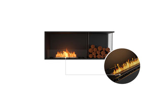 EcoSmart Flex Fireplace 50RC.BXR Right Corner Black