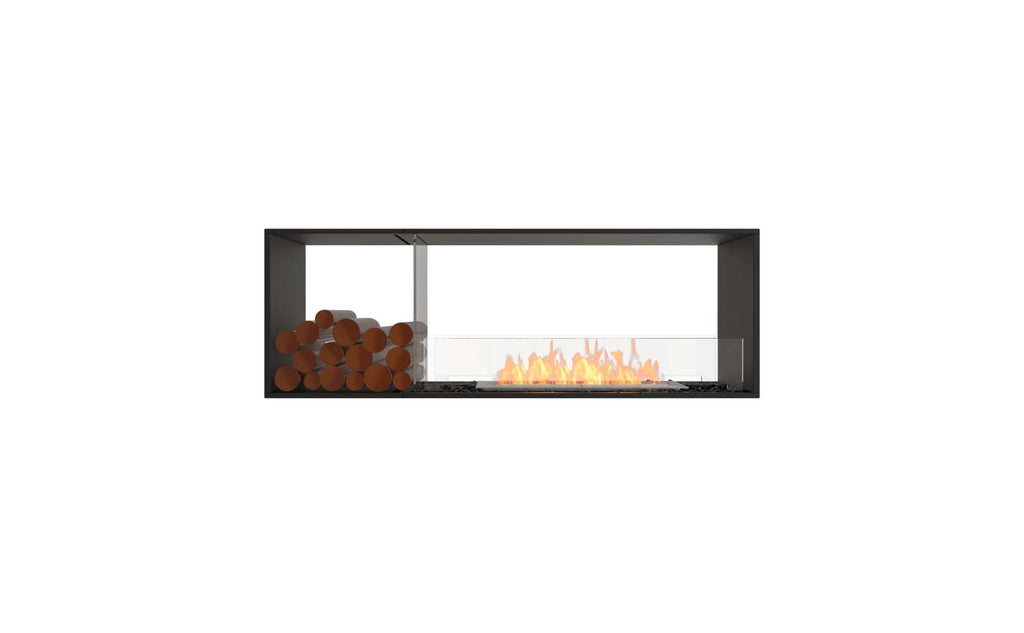 EcoSmart Flex Fireplace 60DB.BX1 Double Sided Black