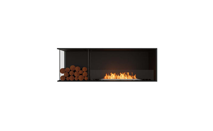 EcoSmart Flex Fireplace 60LC.BXL Left Corner Black