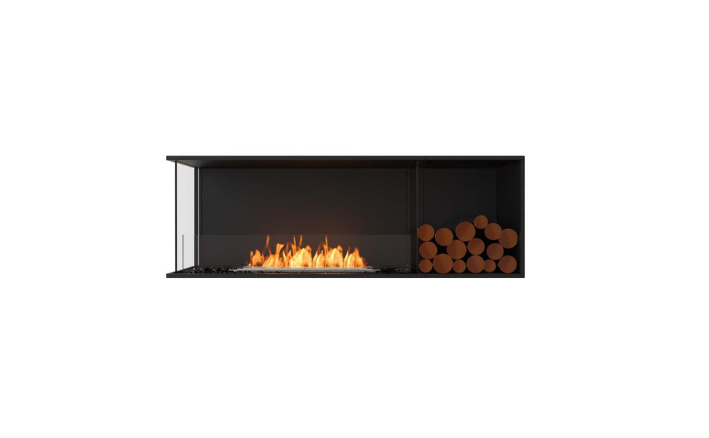 EcoSmart Flex Fireplace 60LC.BXR Left Corner Black