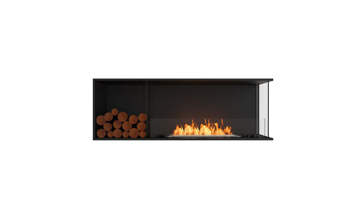 EcoSmart Flex Fireplace 60RC.BXL Right Corner Black