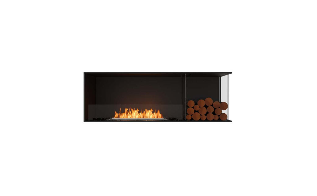 EcoSmart Flex Fireplace 60RC.BXR Right Corner Black