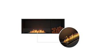 EcoSmart Flex Fireplace 60SS.BXR Single Sided Black