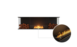 EcoSmart Flex Fireplace 68BY.BX2 Bay Black