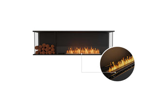 EcoSmart Flex Fireplace 68BY.BXL Bay Black