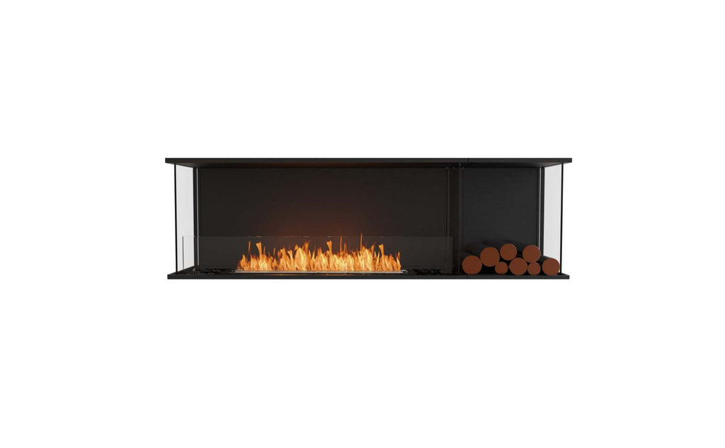 EcoSmart Flex Fireplace 68BY.BXR Bay Black