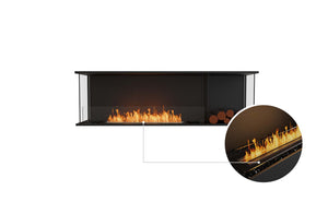 EcoSmart Flex Fireplace 68BY.BXR Bay Black