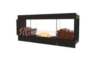 EcoSmart Flex Fireplace 68DB.BX2 Double Sided Black