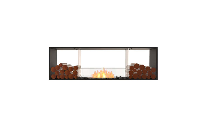 EcoSmart Flex Fireplace 68DB.BX2 Double Sided Black