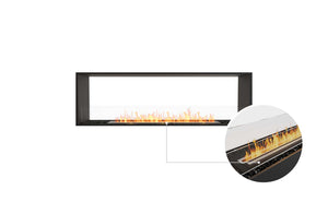 EcoSmart Flex Fireplace 68DB Double Sided Black