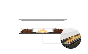 EcoSmart Flex Fireplace 68IL.BX2 Island Black