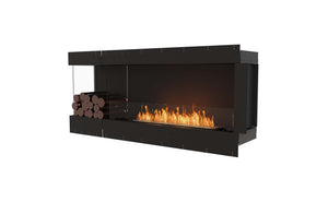 EcoSmart Flex Fireplace 68LC.BXL Left Corner Black