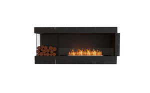 EcoSmart Flex Fireplace 68LC.BXL Left Corner Black