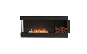 EcoSmart Flex Fireplace 68LC.BXR Left Corner Black