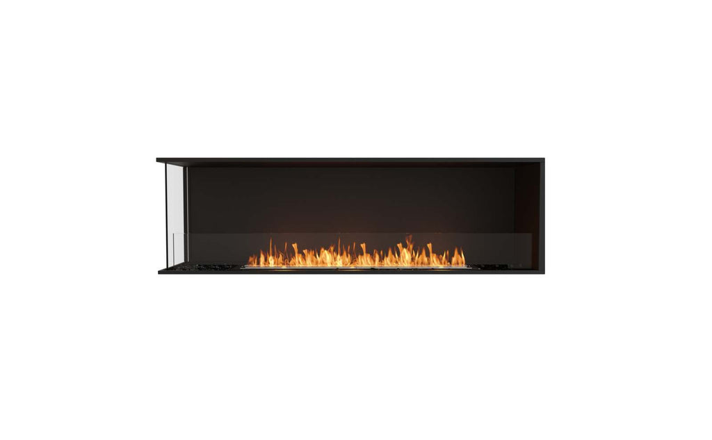 EcoSmart Flex Fireplace 68LC Left Corner Black