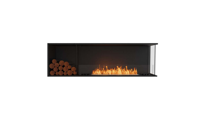 EcoSmart Flex Fireplace 68RC.BXL Right Corner Black