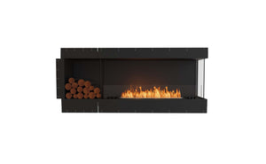 EcoSmart Flex Fireplace 68RC.BXL Right Corner Black