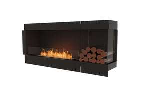 EcoSmart Flex Fireplace 68RC.BXR Right Corner Black