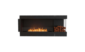 EcoSmart Flex Fireplace 68RC.BXR Right Corner Black