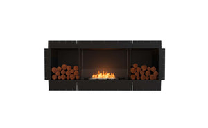 EcoSmart Flex Fireplace 68SS.BX2 Single Sided Black