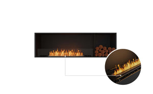 EcoSmart Flex Fireplace 68SS.BXR Single Sided Black