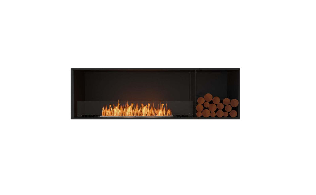 EcoSmart Flex Fireplace 68SS.BXR Single Sided Black