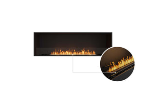 EcoSmart Flex Fireplace 68SS Single Sided Black