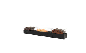 EcoSmart Flex Fireplace 78BN.BX2 Bench Black