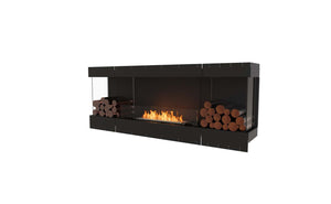 EcoSmart Flex Fireplace 78BY.BX2 Bay Black