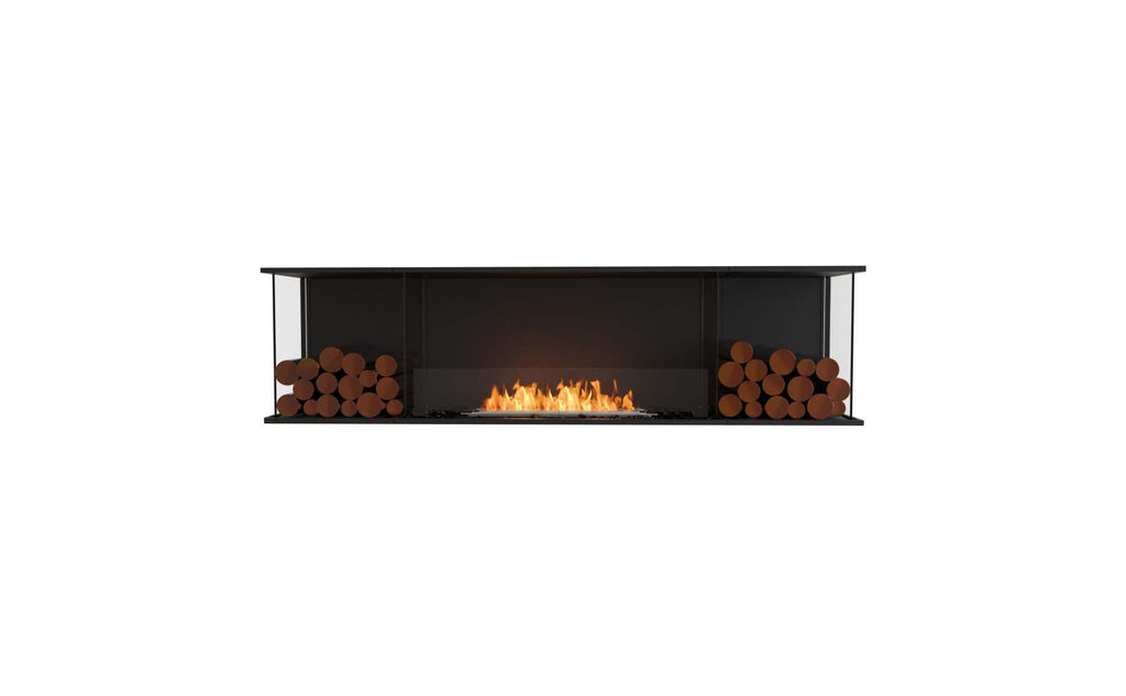 EcoSmart Flex Fireplace 78BY.BX2 Bay Black