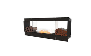 EcoSmart Flex Fireplace 78DB.BX2 Double Sided Black