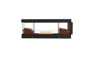 EcoSmart Flex Fireplace 78PN.BX2 Peninsula Black