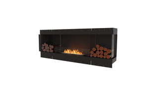 EcoSmart Flex Fireplace 78RC.BX2 Right Corner Black