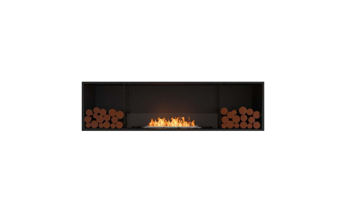 EcoSmart Flex Fireplace 78SS.BX2 Single Sided Black