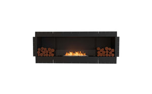 EcoSmart Flex Fireplace 78SS.BX2 Single Sided Black