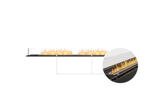 EcoSmart Flex Fireplace 86BN Bench Black