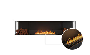 EcoSmart Flex Fireplace 86BY.BX2 Bay Black