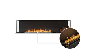 EcoSmart Flex Fireplace 86BY.BXR Bay Black