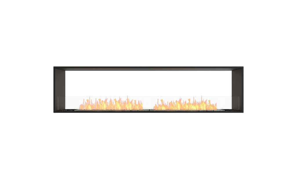 EcoSmart Flex Fireplace 86DB Double Sided Black