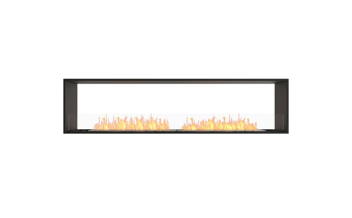 EcoSmart Flex Fireplace 86DB Double Sided Black