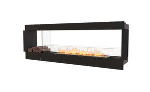 EcoSmart Flex Fireplace 86DB.BX1 Double Sided Black