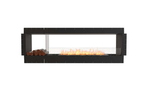 EcoSmart Flex Fireplace 86DB.BX1 Double Sided Black