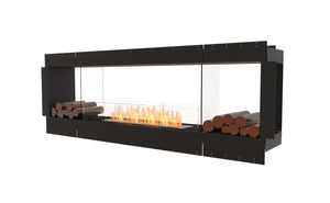 EcoSmart Flex Fireplace 86DB.BX2 Double Sided Black