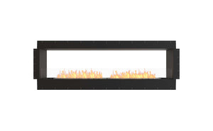 EcoSmart Flex Fireplace 86DB Double Sided Black