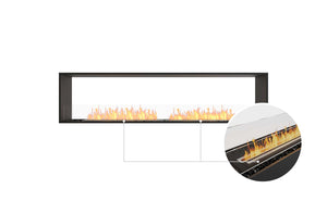 EcoSmart Flex Fireplace 86DB Double Sided Black